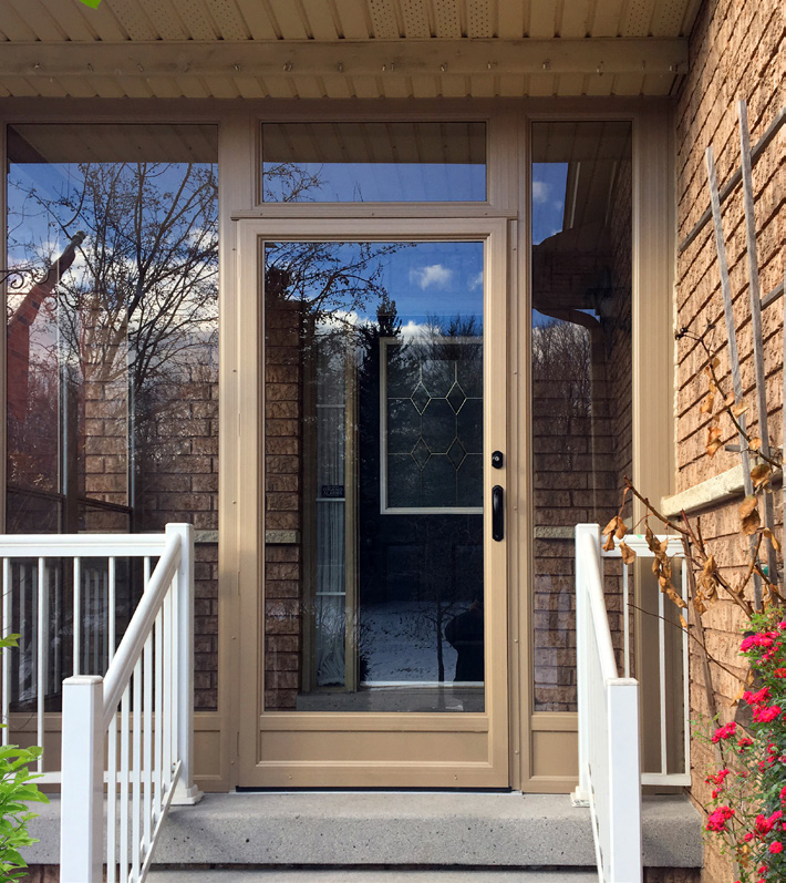 Storm Doors & Porch Enclosures installed by Trust Build Windows and Doors in Ontario