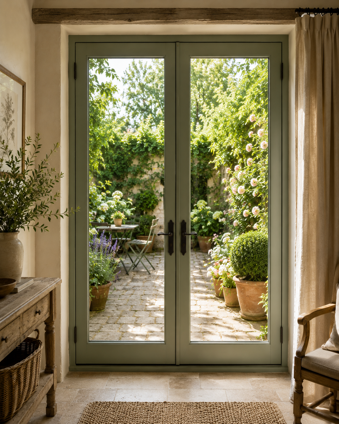 French Garden Doors installed by Trust Build Windows and Doors in Ontario