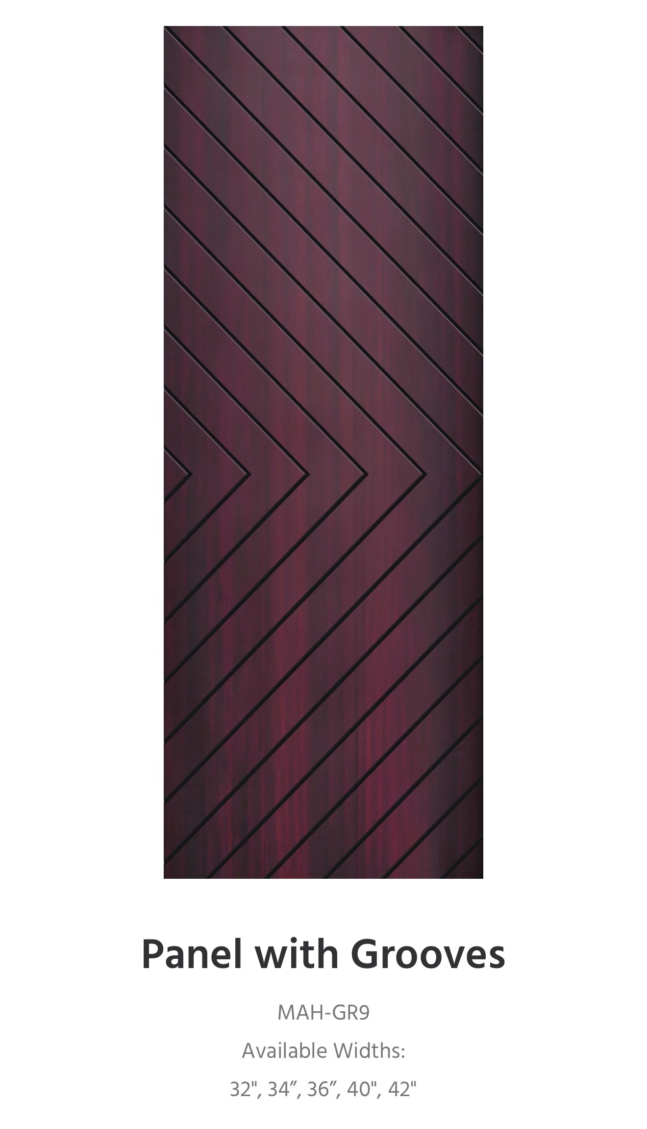 Fiberglass door slab sample 55 — available through Trust Build Ontario