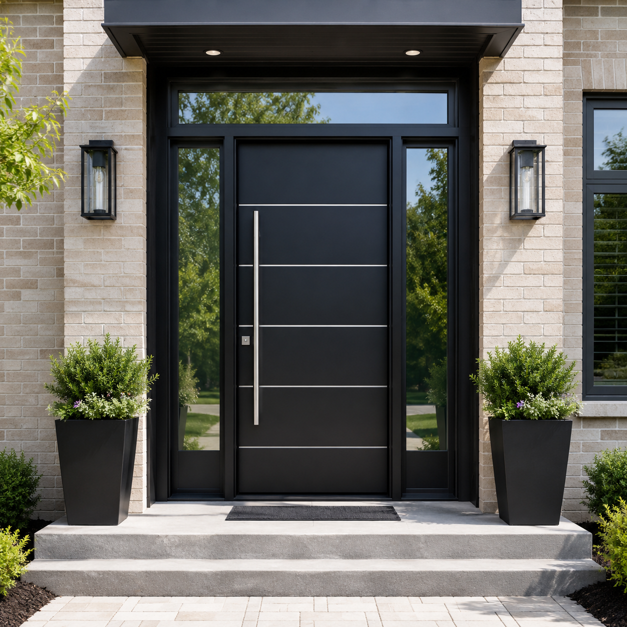 Steel Doors installed by Trust Build Windows and Doors in Ontario