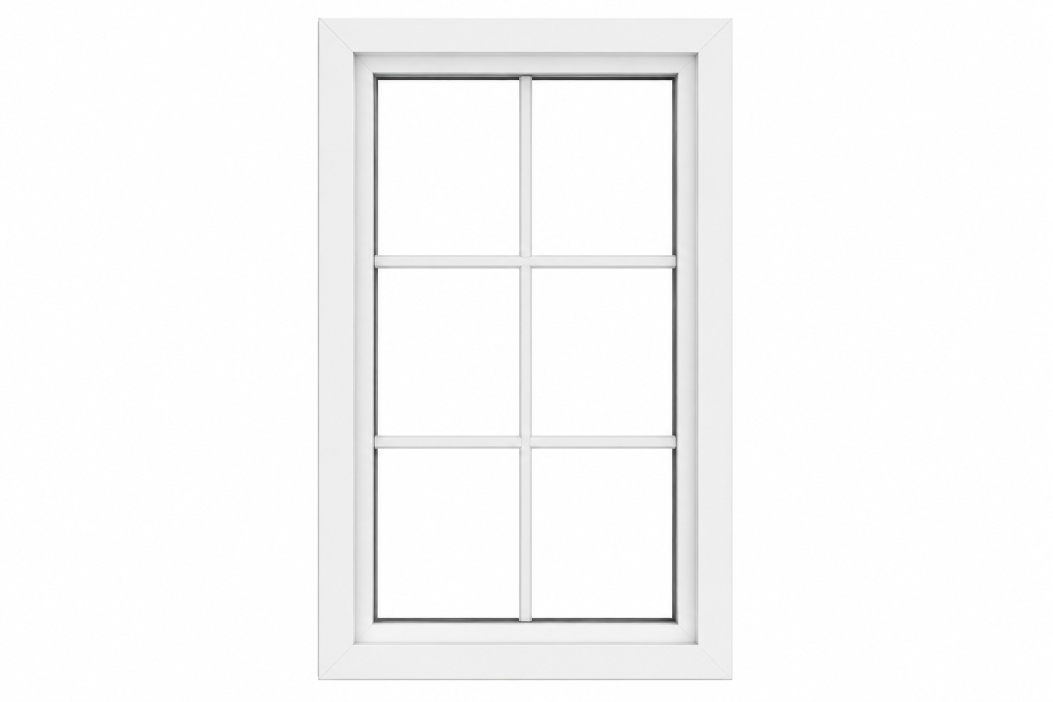Fixed casement picture-style window with black exterior frame — Ontario installation