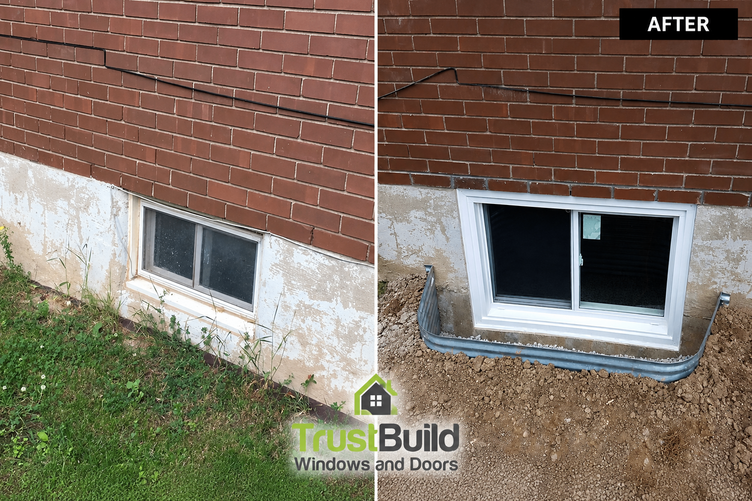 Basement Window and Window Well Installation in Hamilton, Ontario