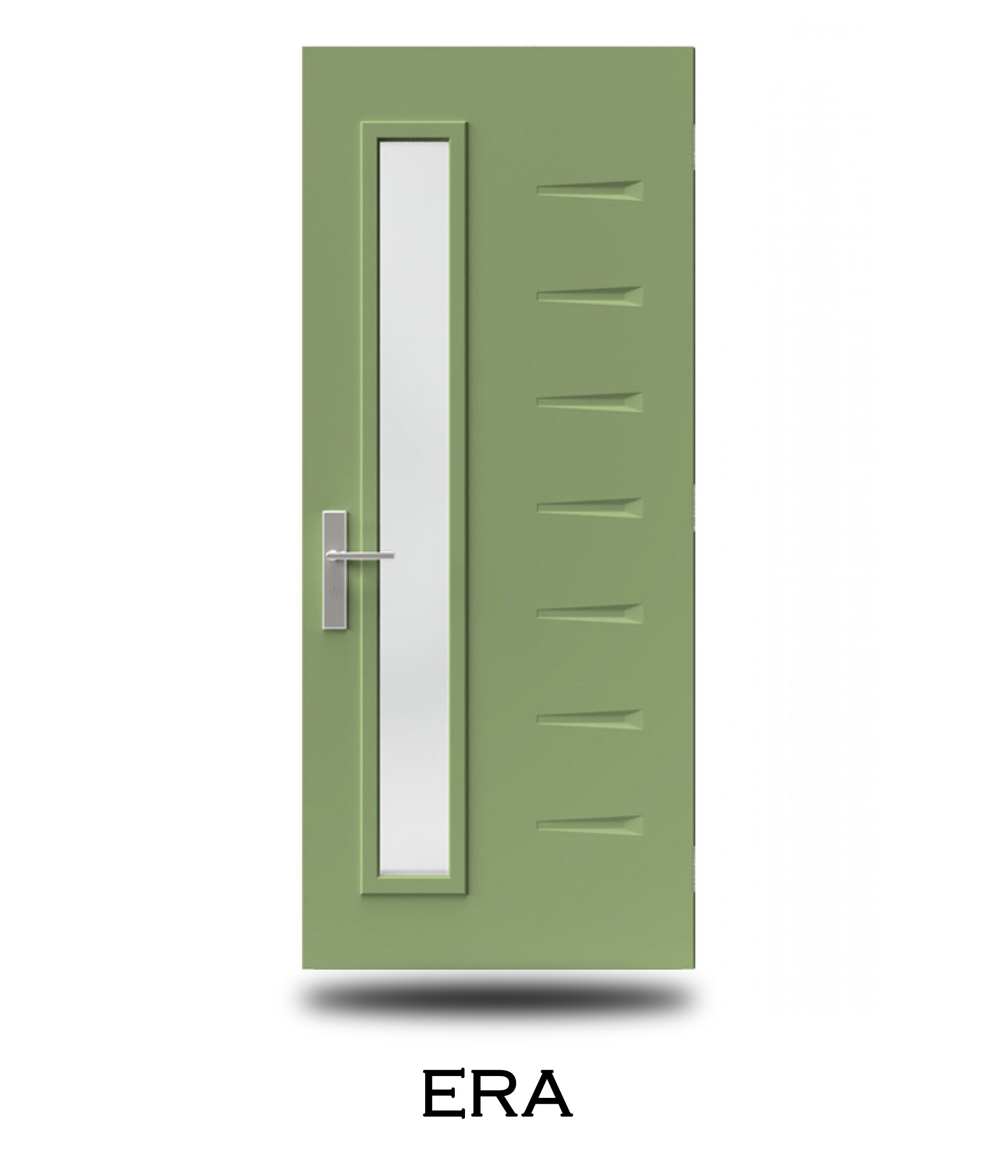 Novatech steel door slab sample 54 — available through Trust Build Ontario