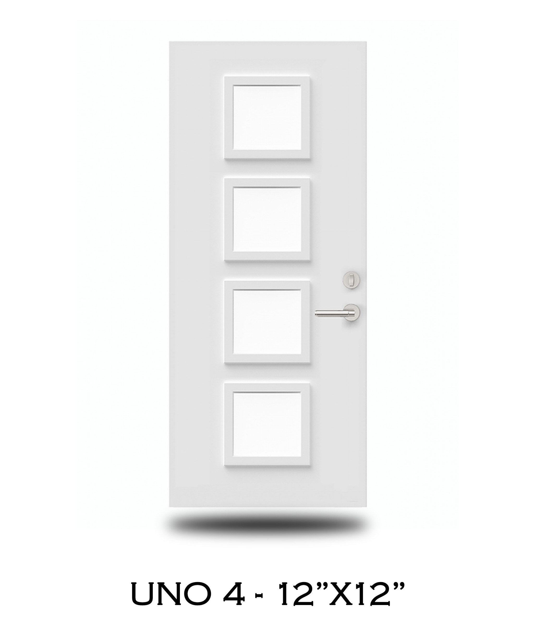 Novatech steel door slab sample 27 — available through Trust Build Ontario