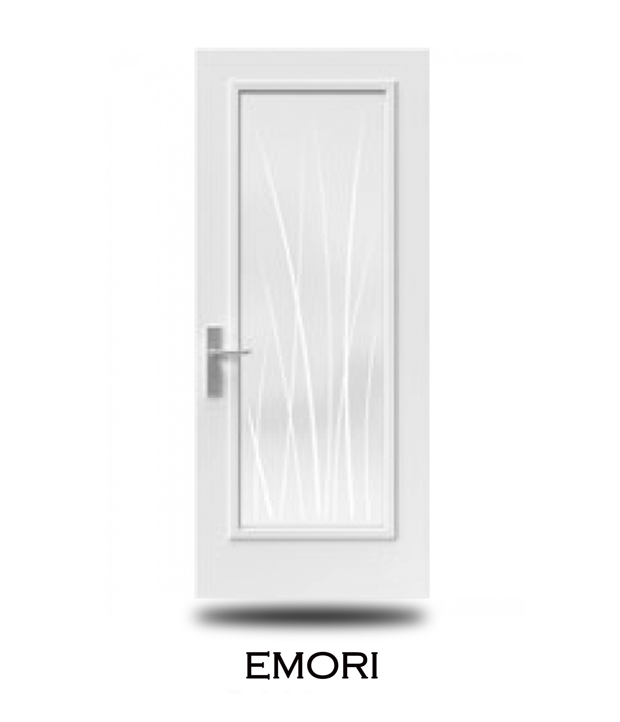 Decorative glass insert design 15 for steel entry doors — Trust Build Ontario
