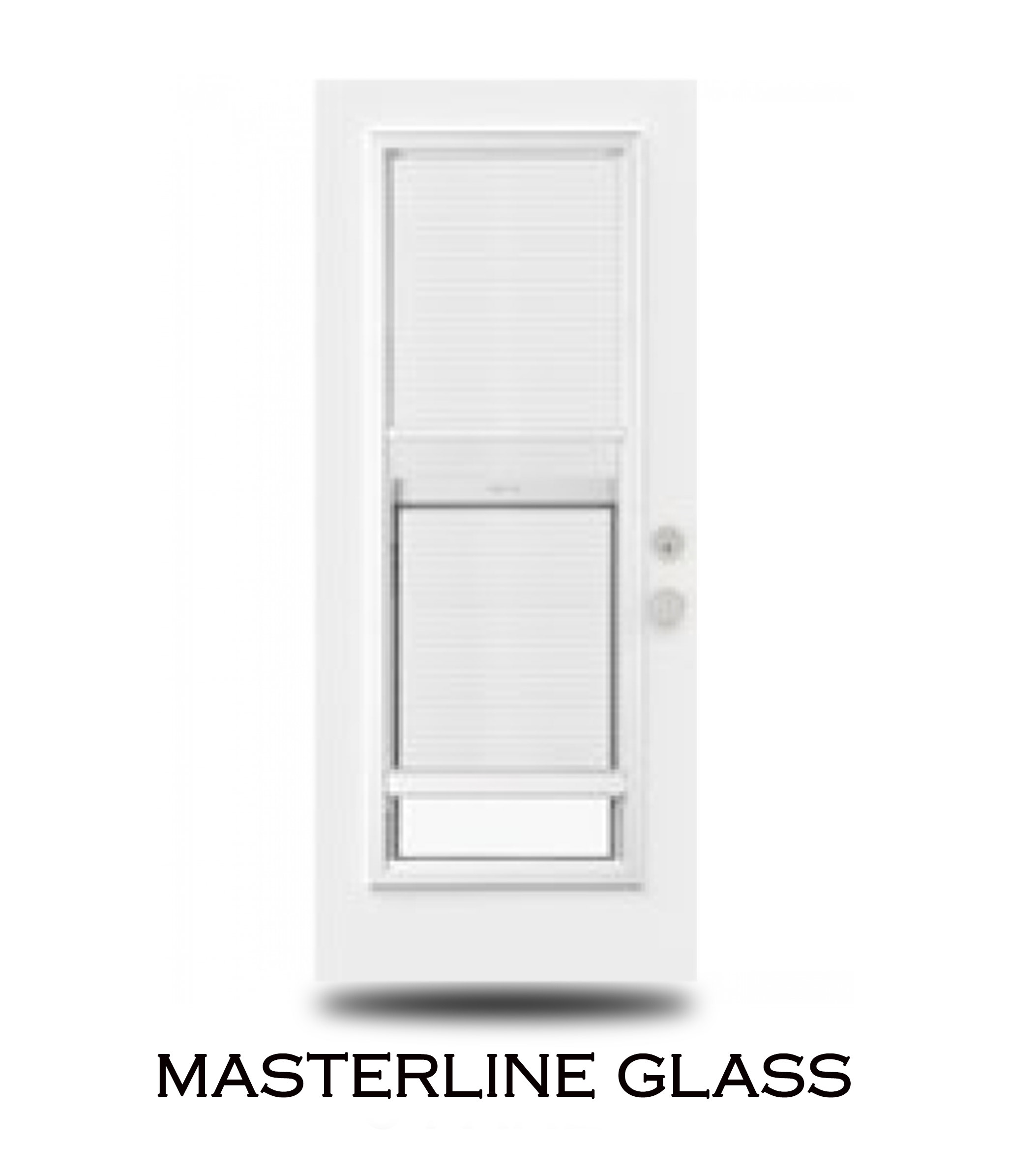 Decorative glass insert design 20 for steel entry doors — Trust Build Ontario