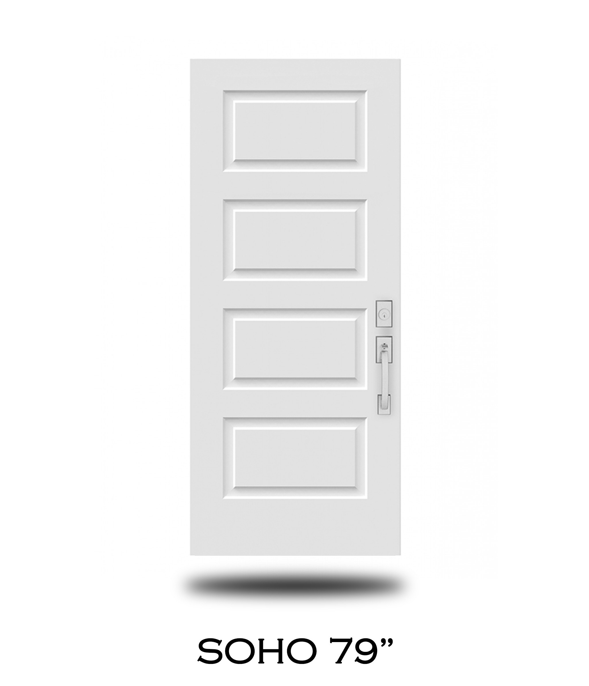 Novatech steel door slab sample 20 — available through Trust Build Ontario
