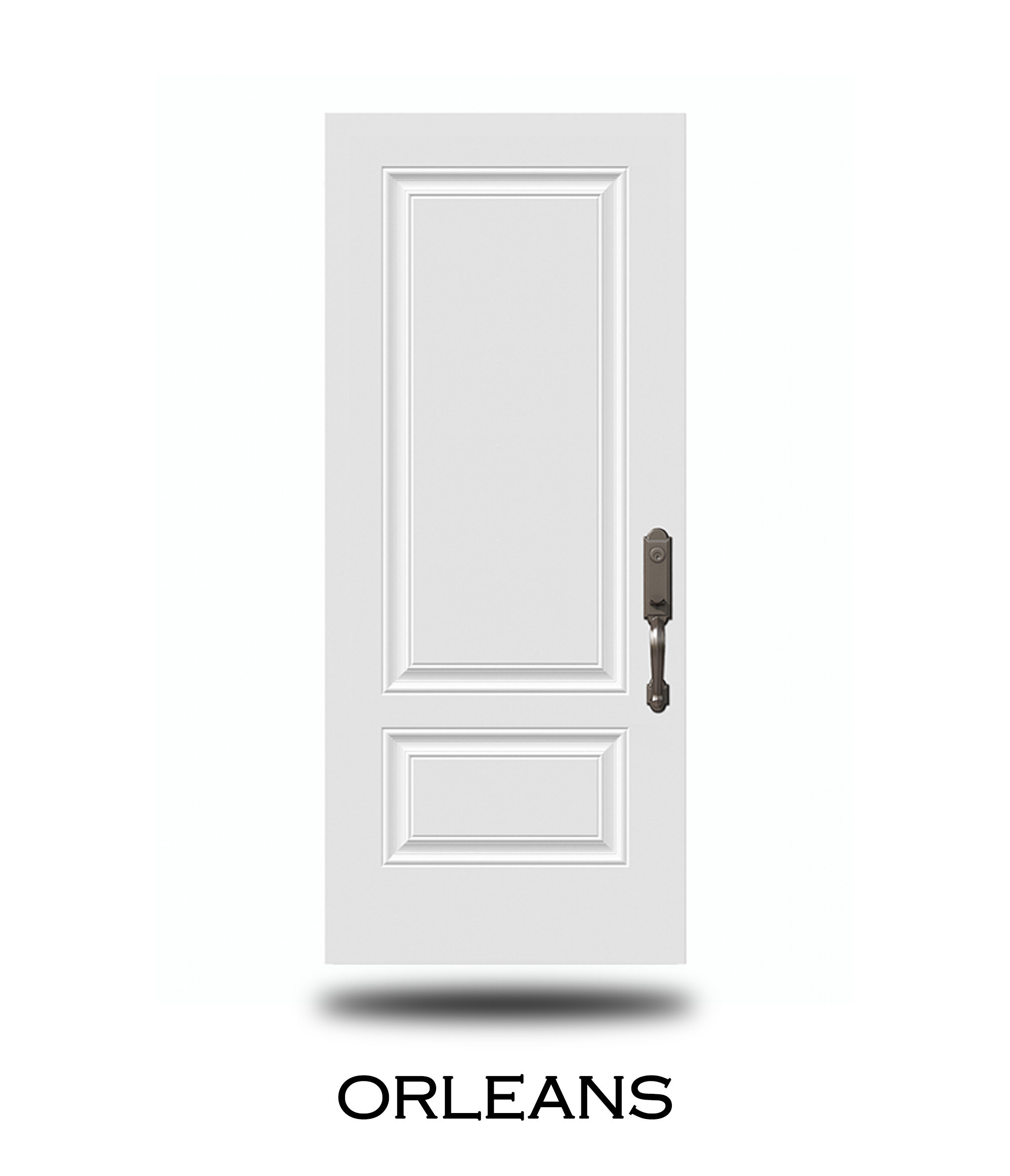 Novatech steel door slab sample 16 — available through Trust Build Ontario