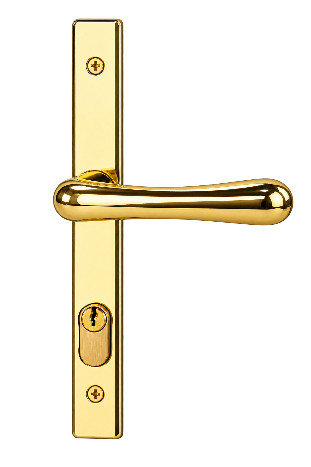 Mortise lever, brass — TBSTDR7