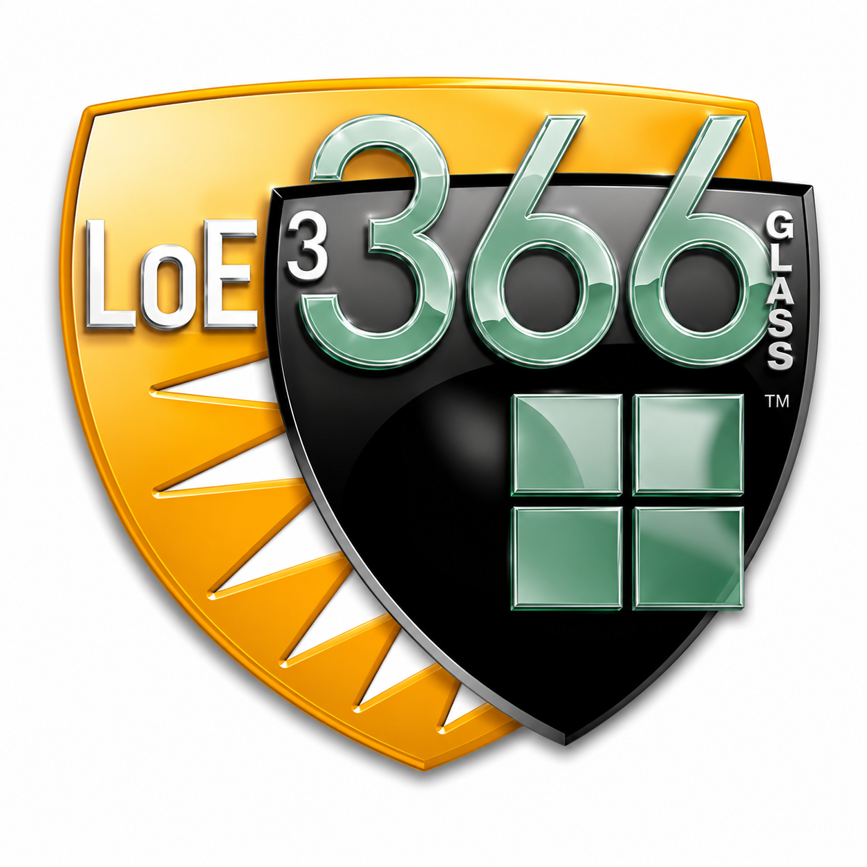 Cardinal LoĒ³-366 glass coating shield badge