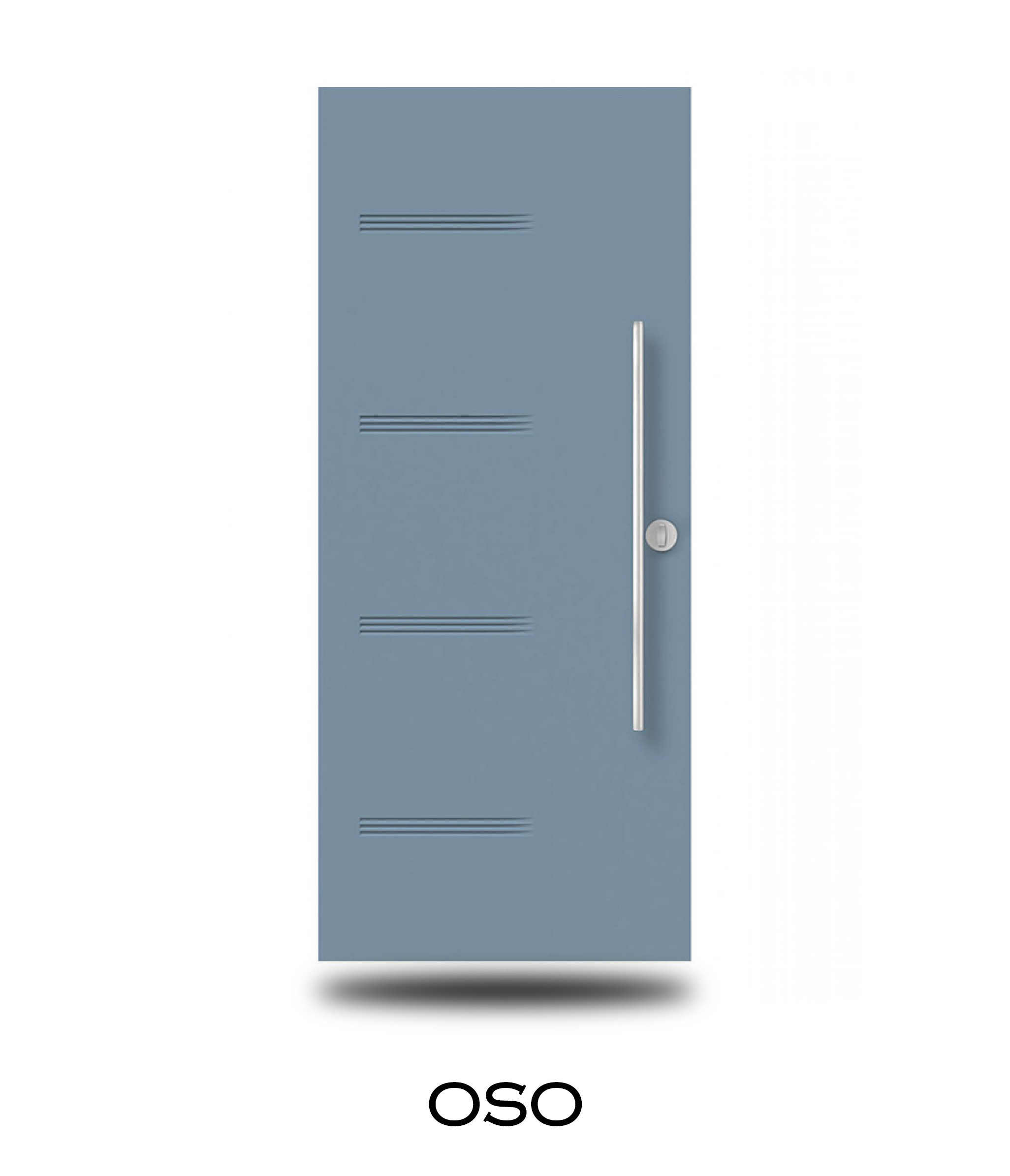 Novatech steel door slab sample 36 — available through Trust Build Ontario