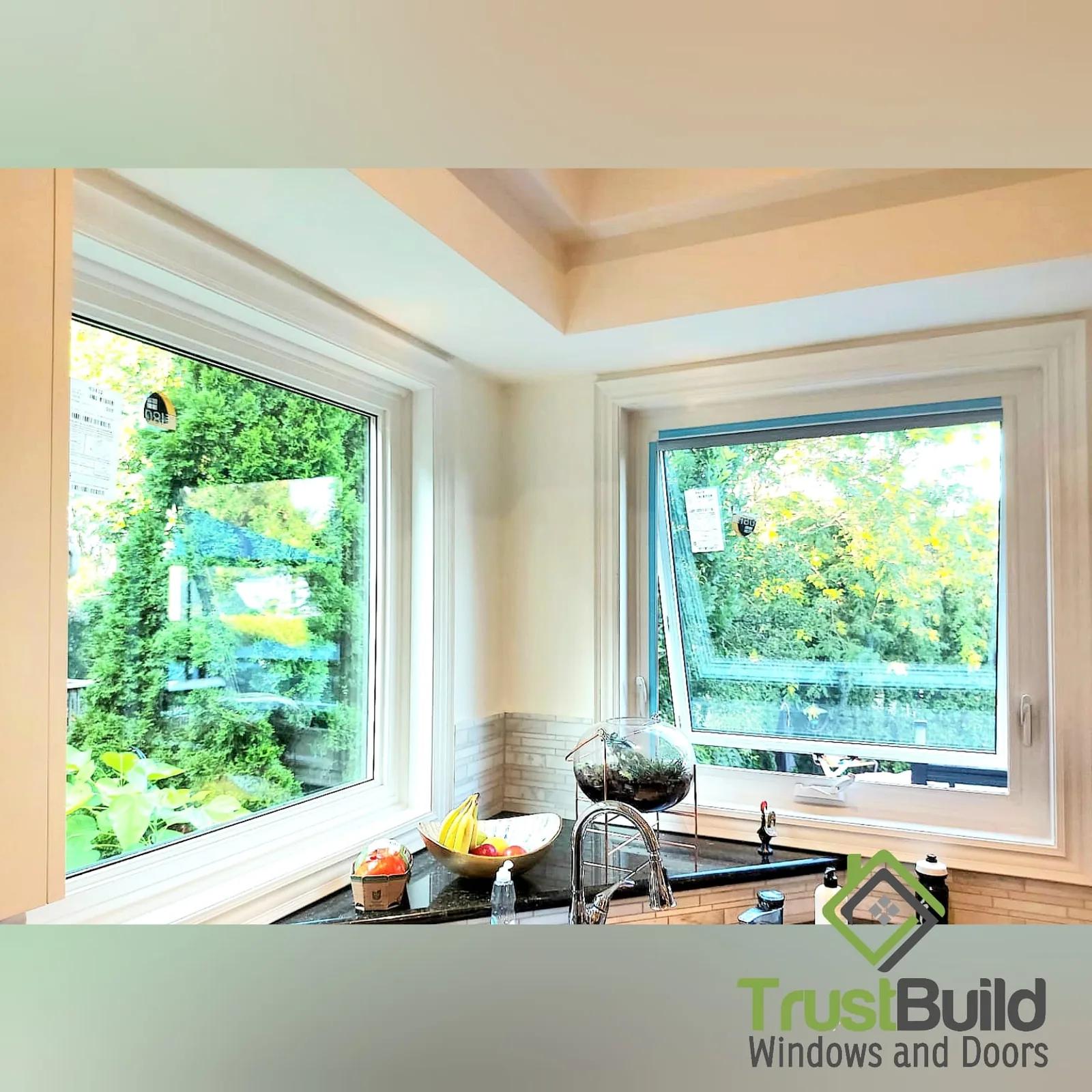A Milton Kitchen Window Combination Built for Light and Ventilation