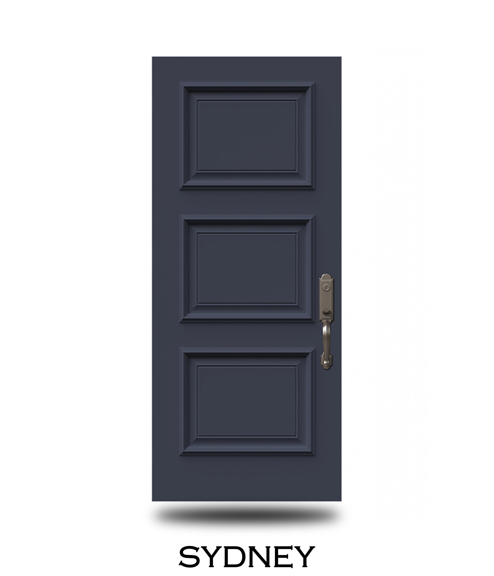 Novatech steel door slab sample 41 — available through Trust Build Ontario