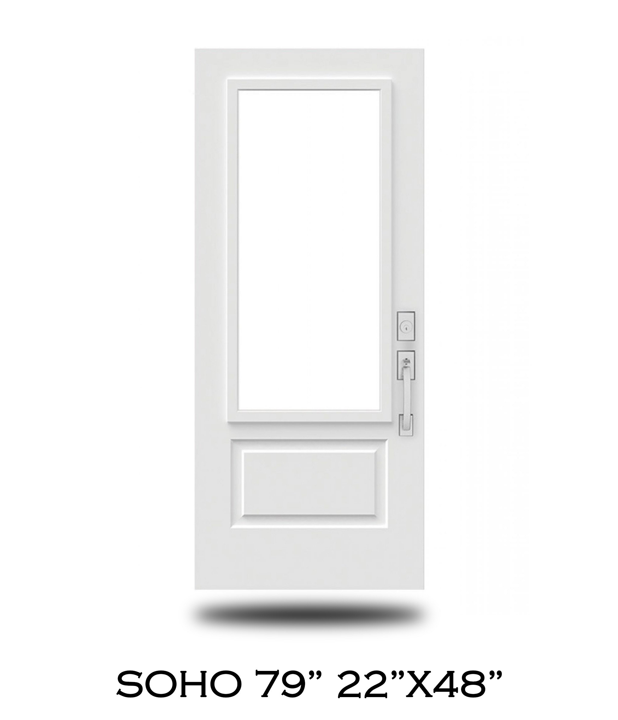 Novatech steel door slab sample 19 — available through Trust Build Ontario