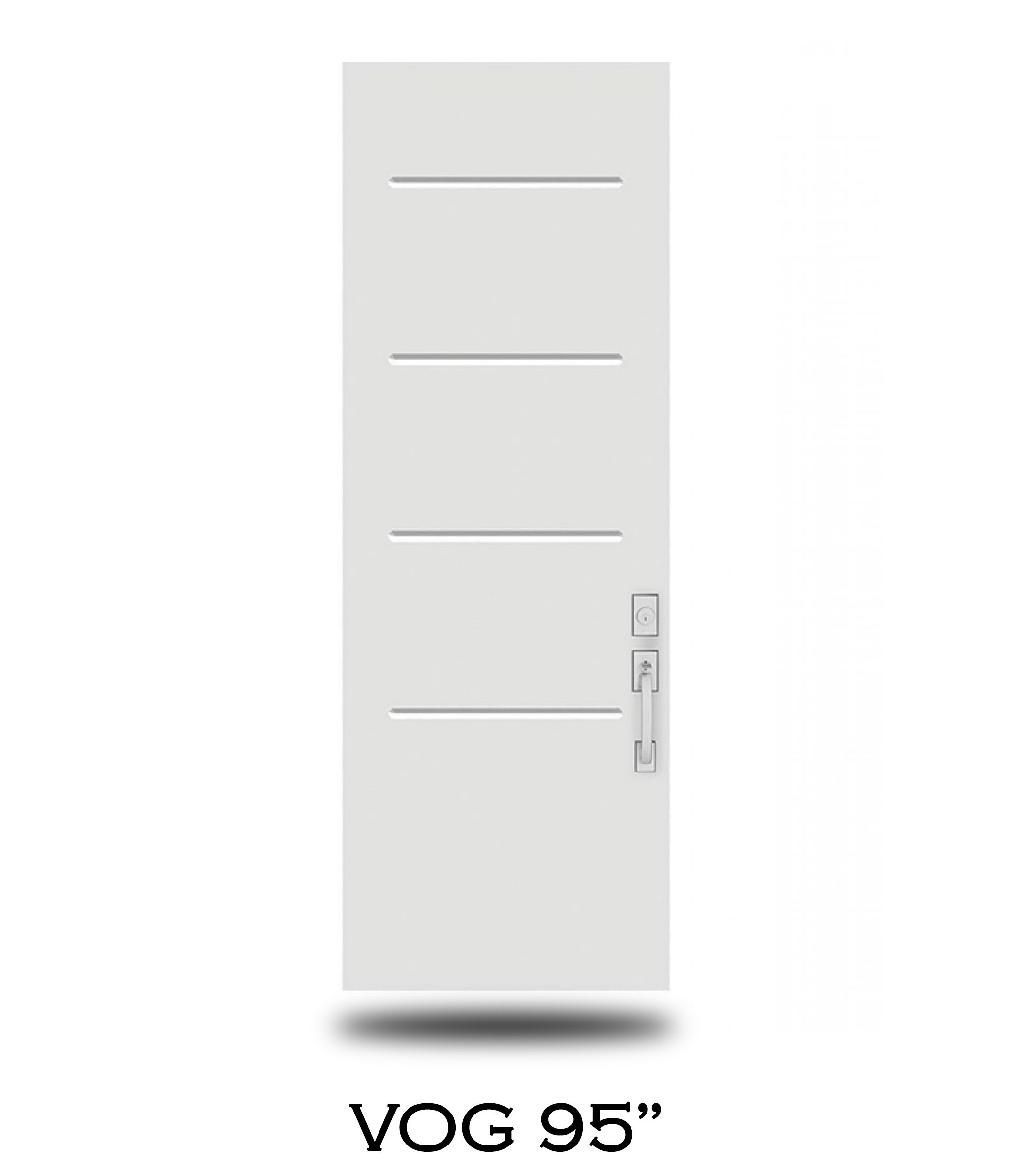 Novatech steel door slab sample 42 — available through Trust Build Ontario
