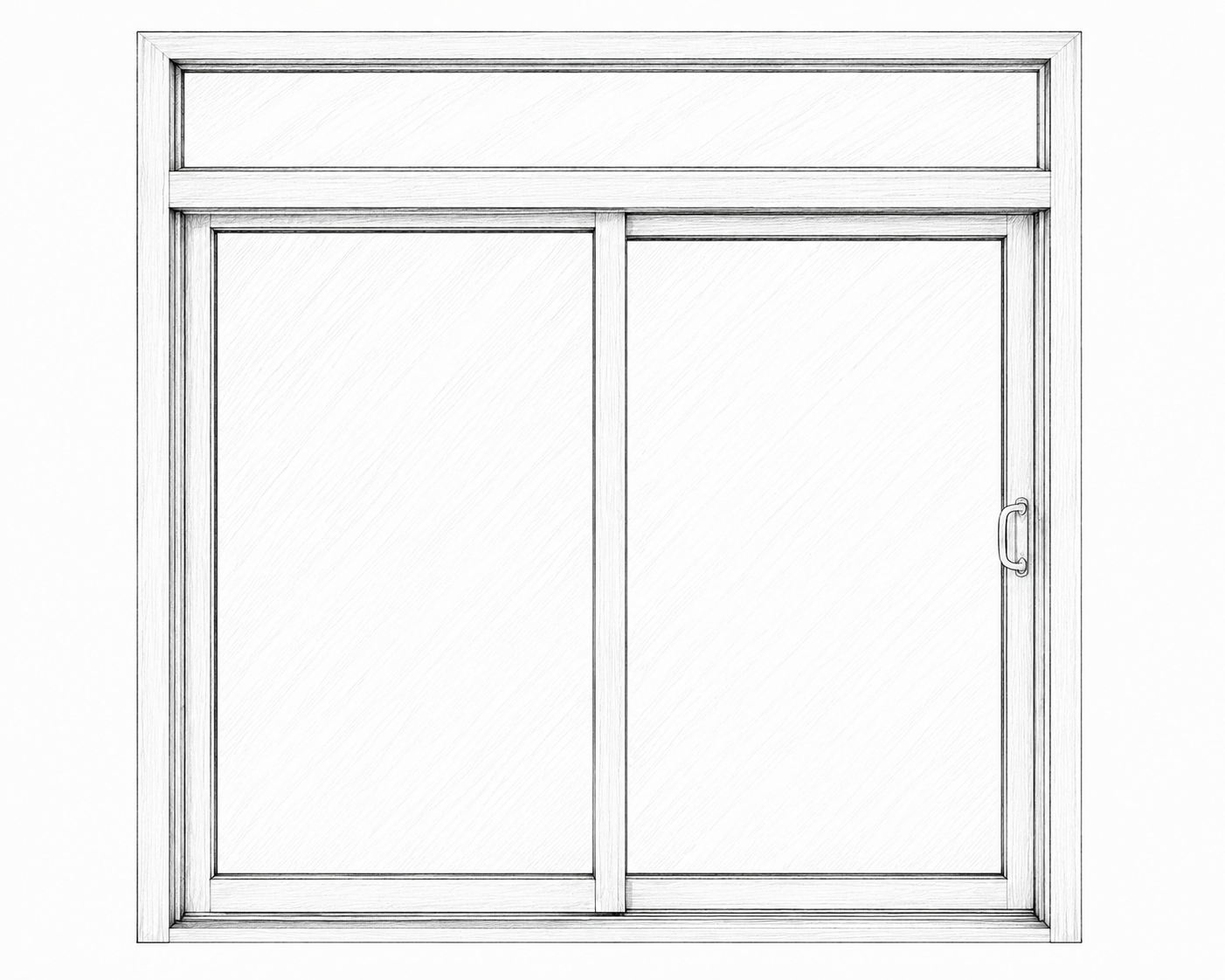 Black-frame sliding patio door opening to an Ontario backyard