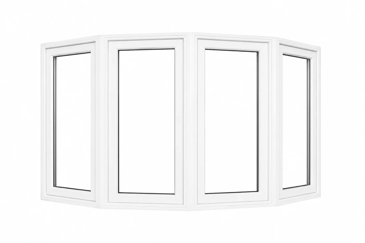 Bow Windows installed by Trust Build Windows and Doors in Ontario