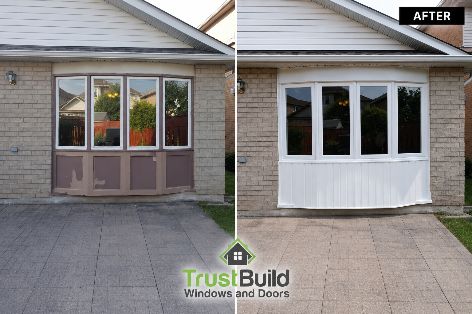 Bow Window Replacement in North York, Toronto: A Full Rebuild, Before and After