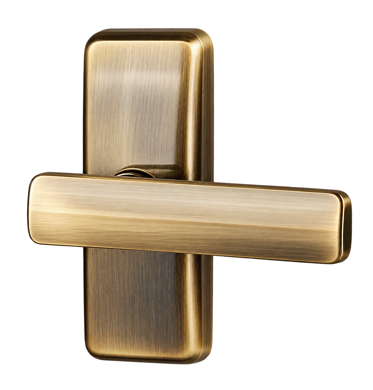 Lever handle, brass — TBSTDR5