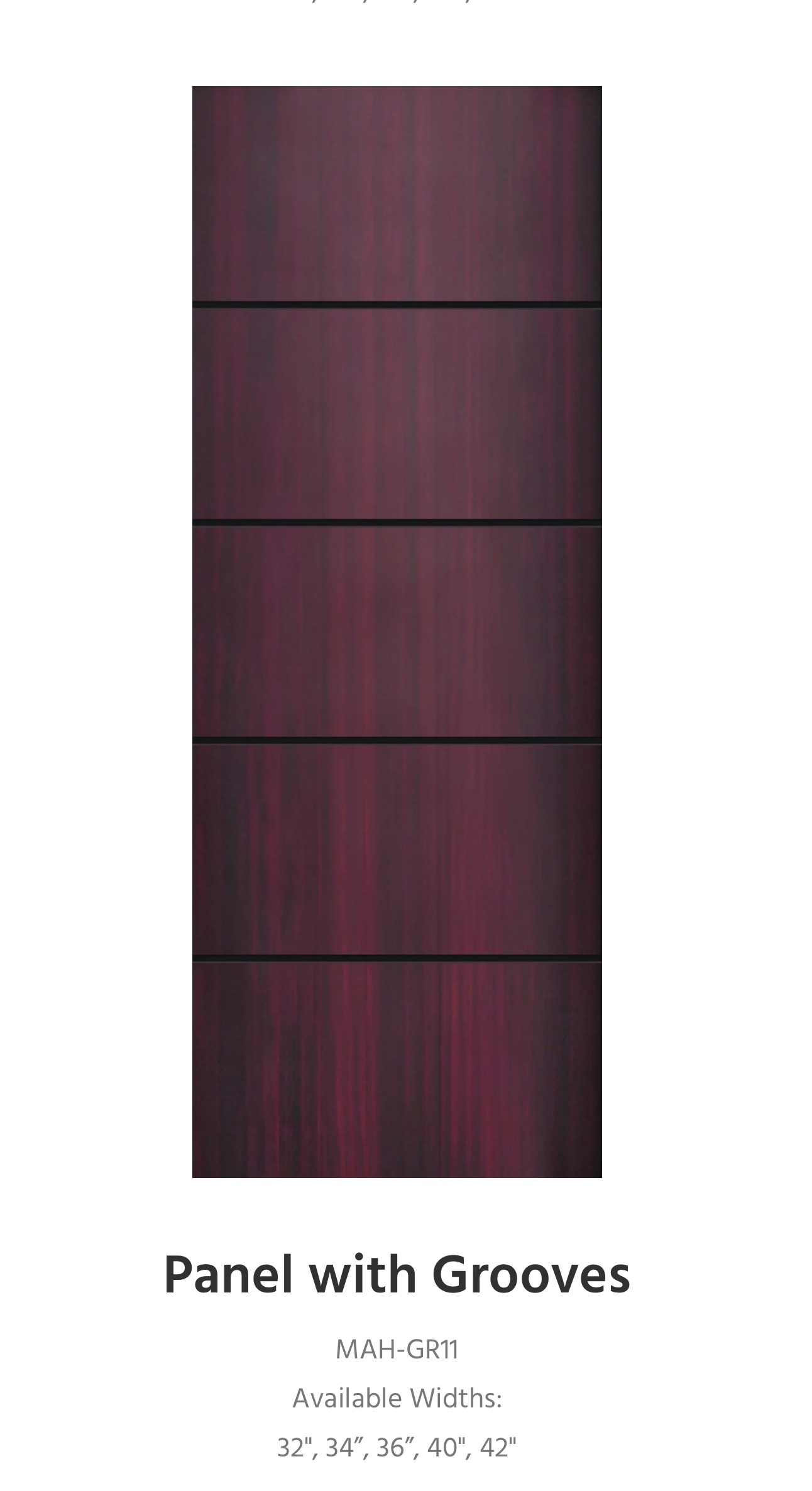 Fiberglass door slab sample 57 — available through Trust Build Ontario
