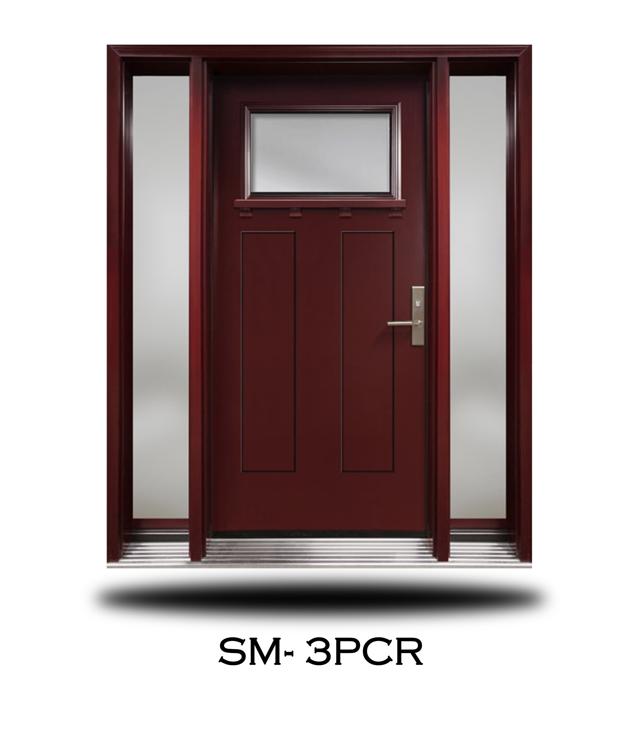 Fiberglass door slab sample 42 — available through Trust Build Ontario