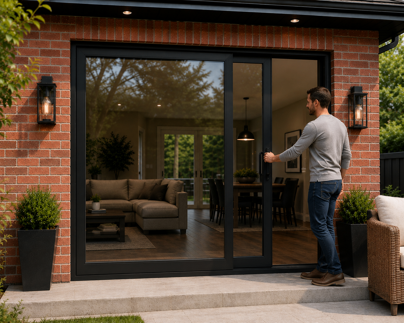 Sliding Patio Doors installed by Trust Build Windows and Doors in Ontario
