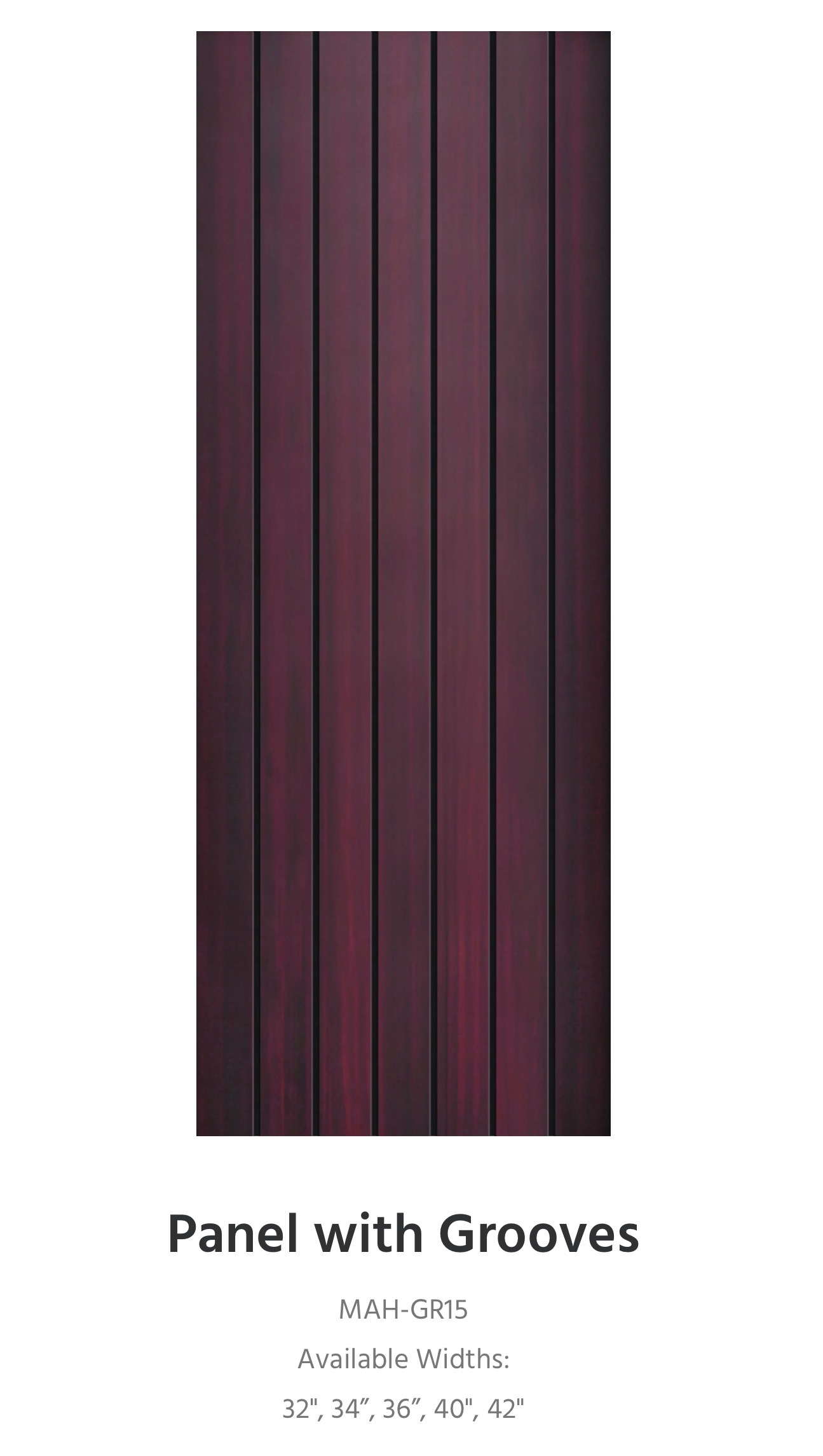 Fiberglass door slab sample 61 — available through Trust Build Ontario