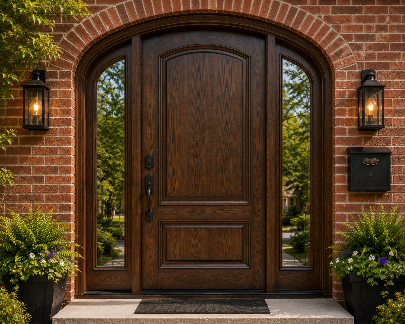 Fiberglass Doors detail
