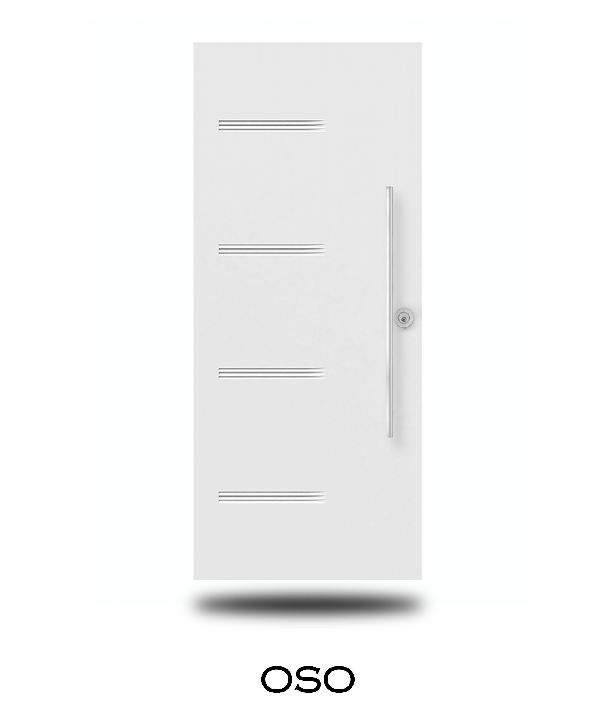 Novatech steel door slab sample 35 — available through Trust Build Ontario