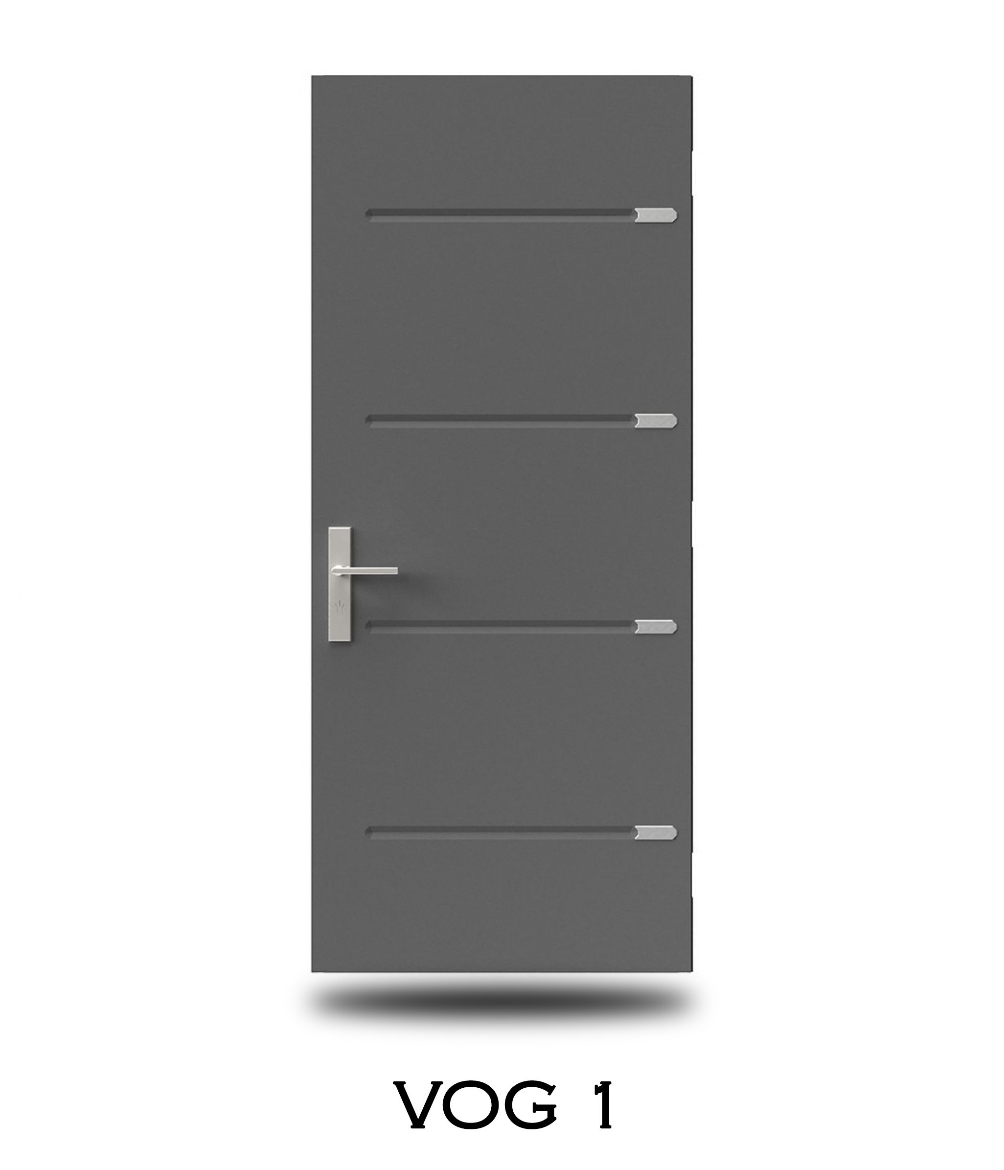 Novatech steel door slab sample 47 — available through Trust Build Ontario