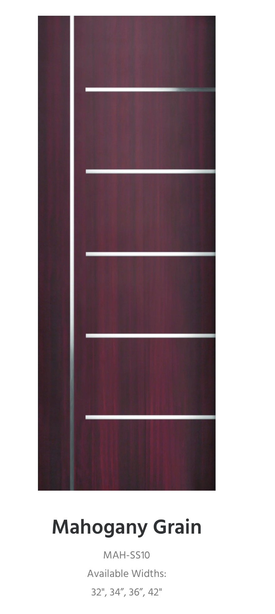 Fiberglass door slab sample 63 — available through Trust Build Ontario