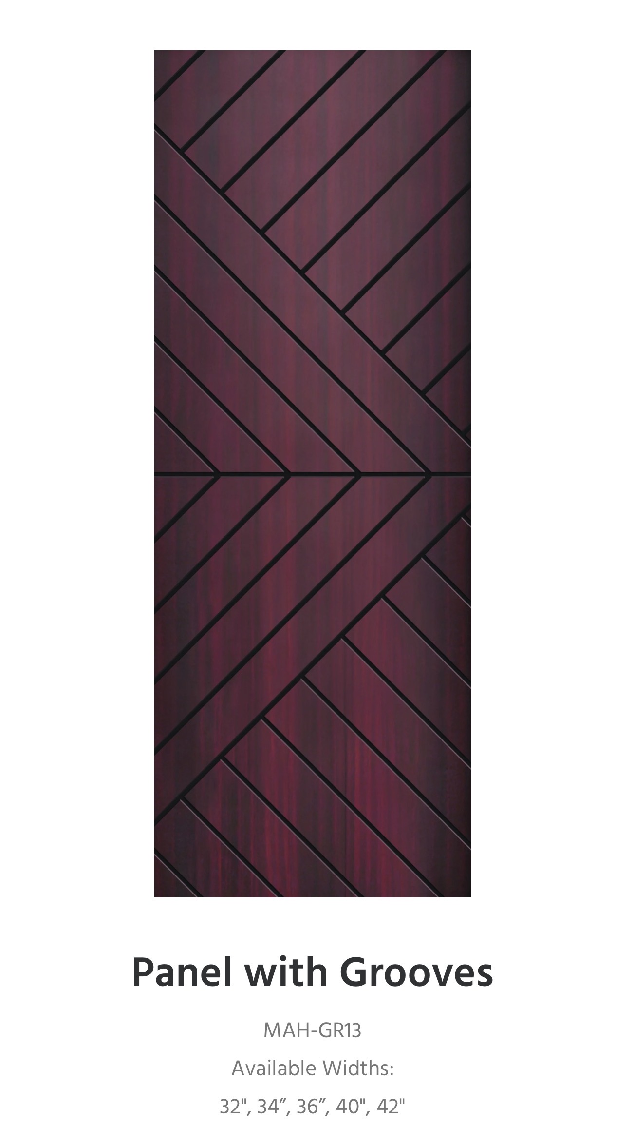 Fiberglass door slab sample 59 — available through Trust Build Ontario