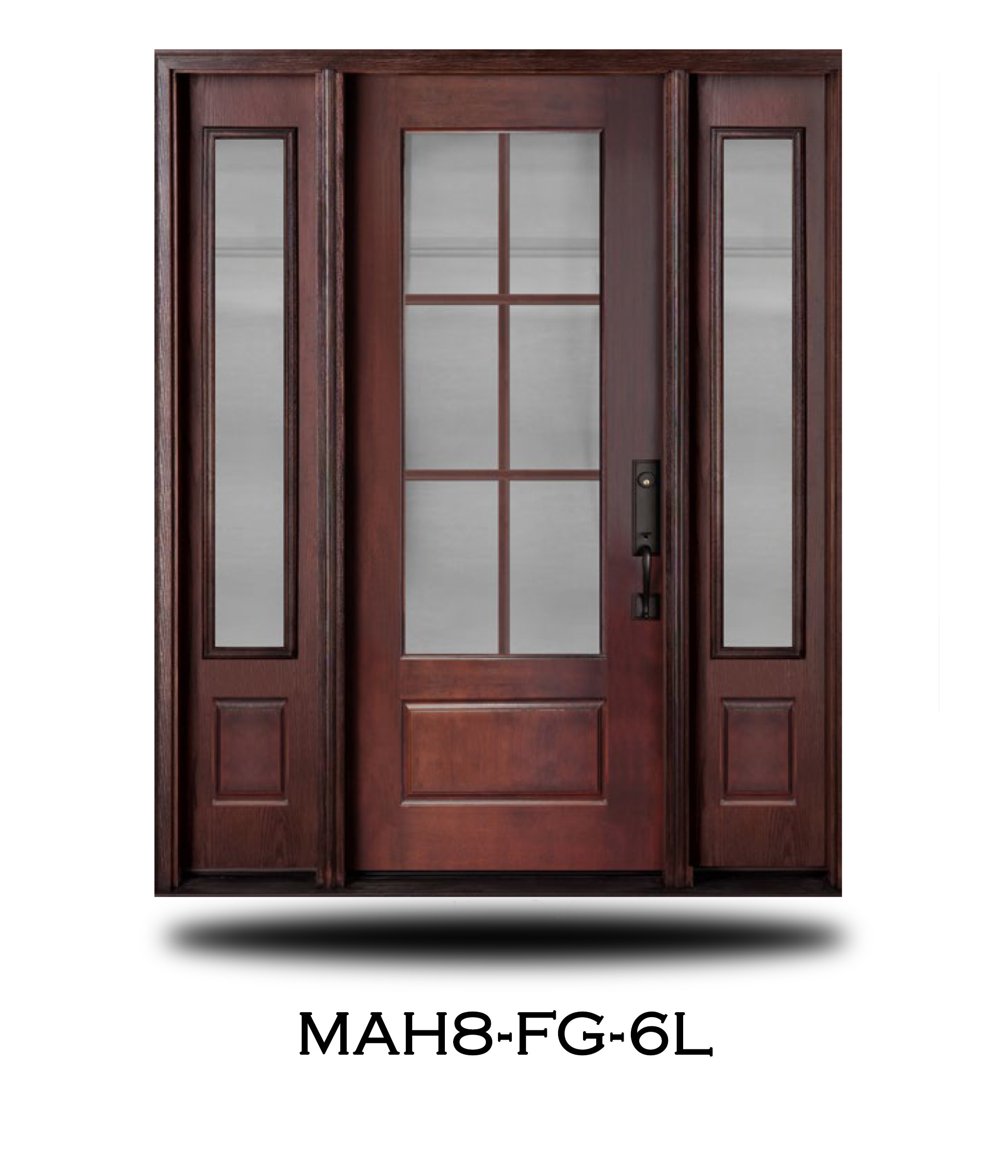 Fiberglass door slab sample 22 — available through Trust Build Ontario