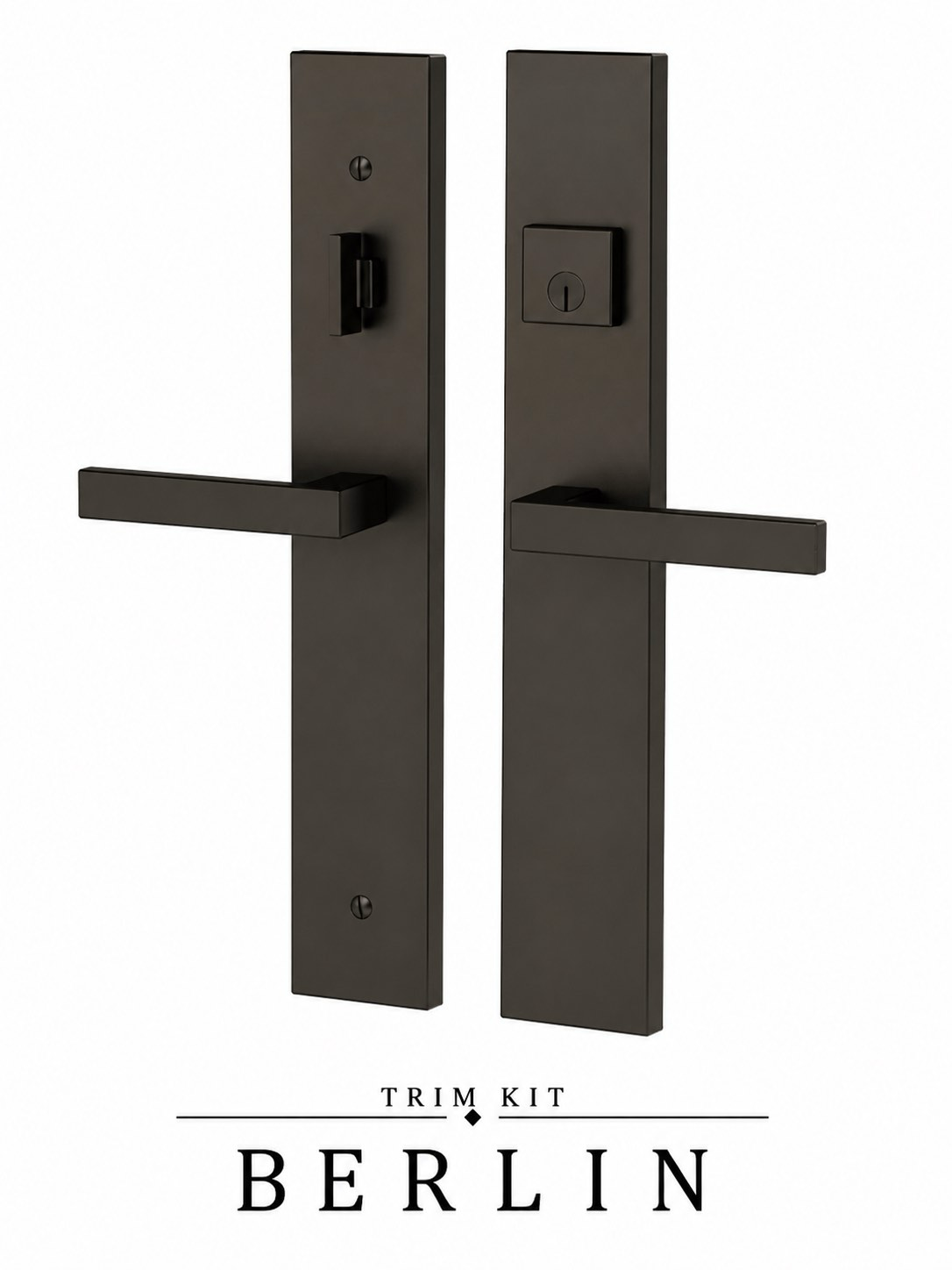 Ferco Berlin trim kit in dark bronze