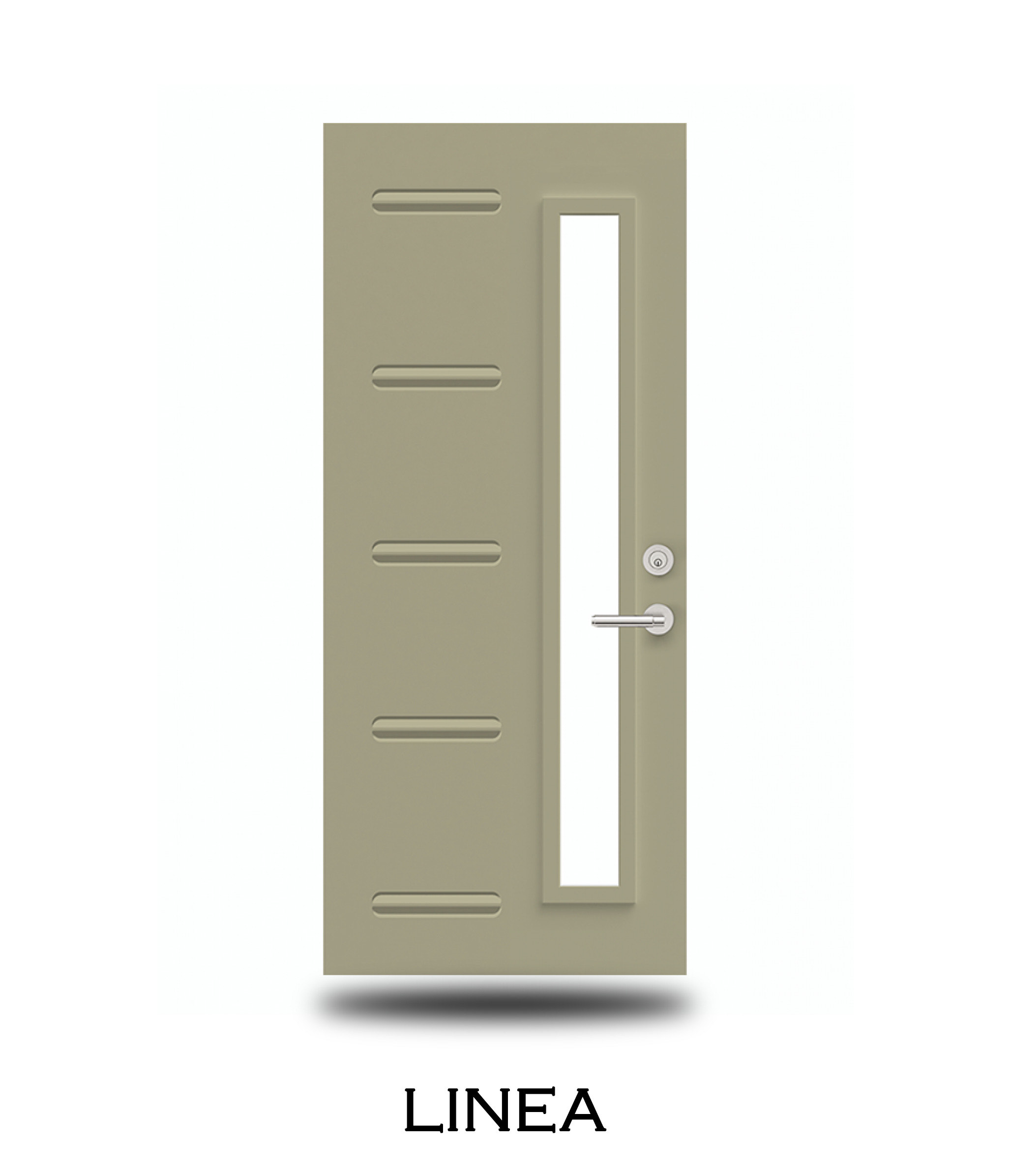 Novatech steel door slab sample 10 — available through Trust Build Ontario
