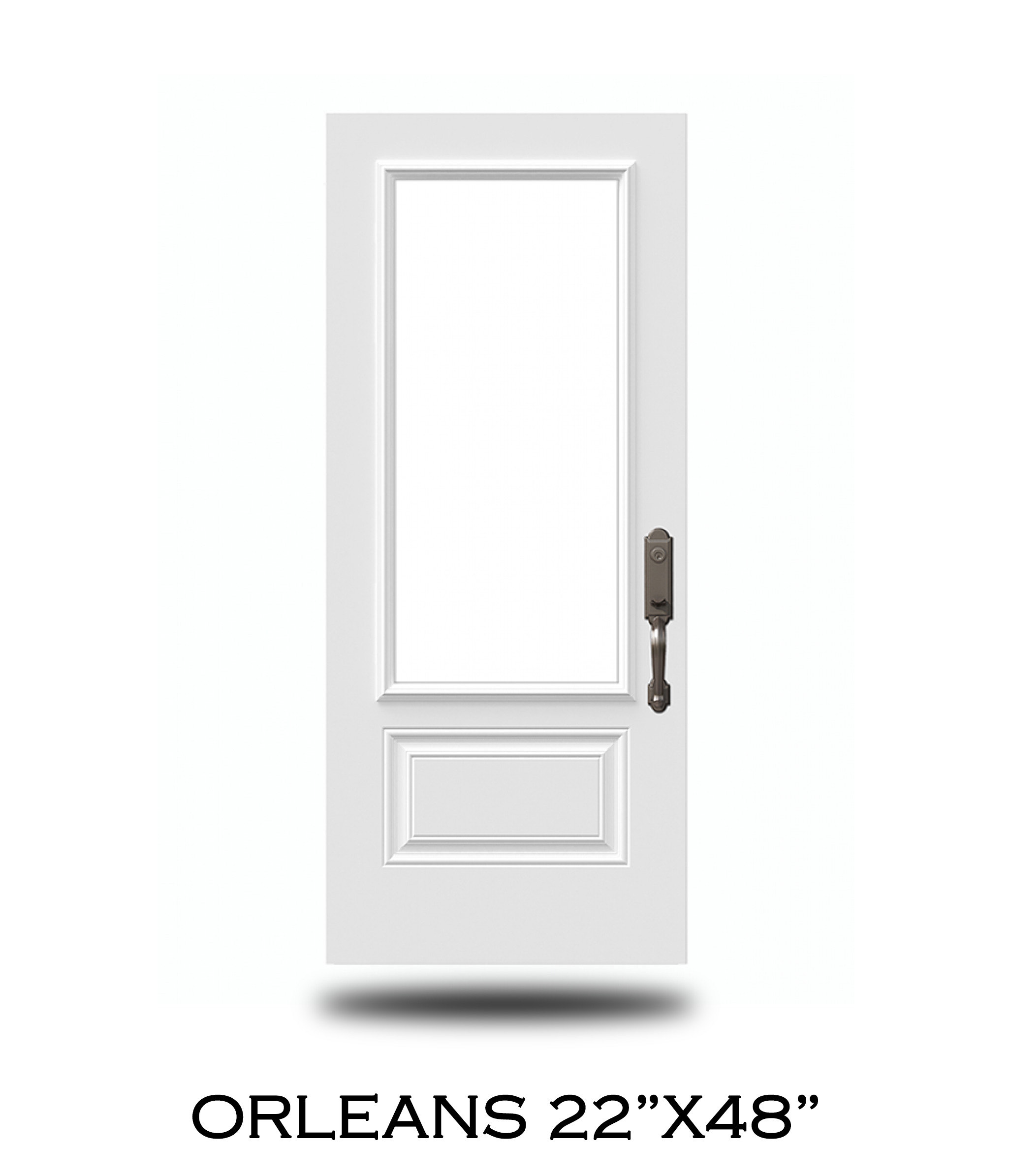 Novatech steel door slab sample 14 — available through Trust Build Ontario