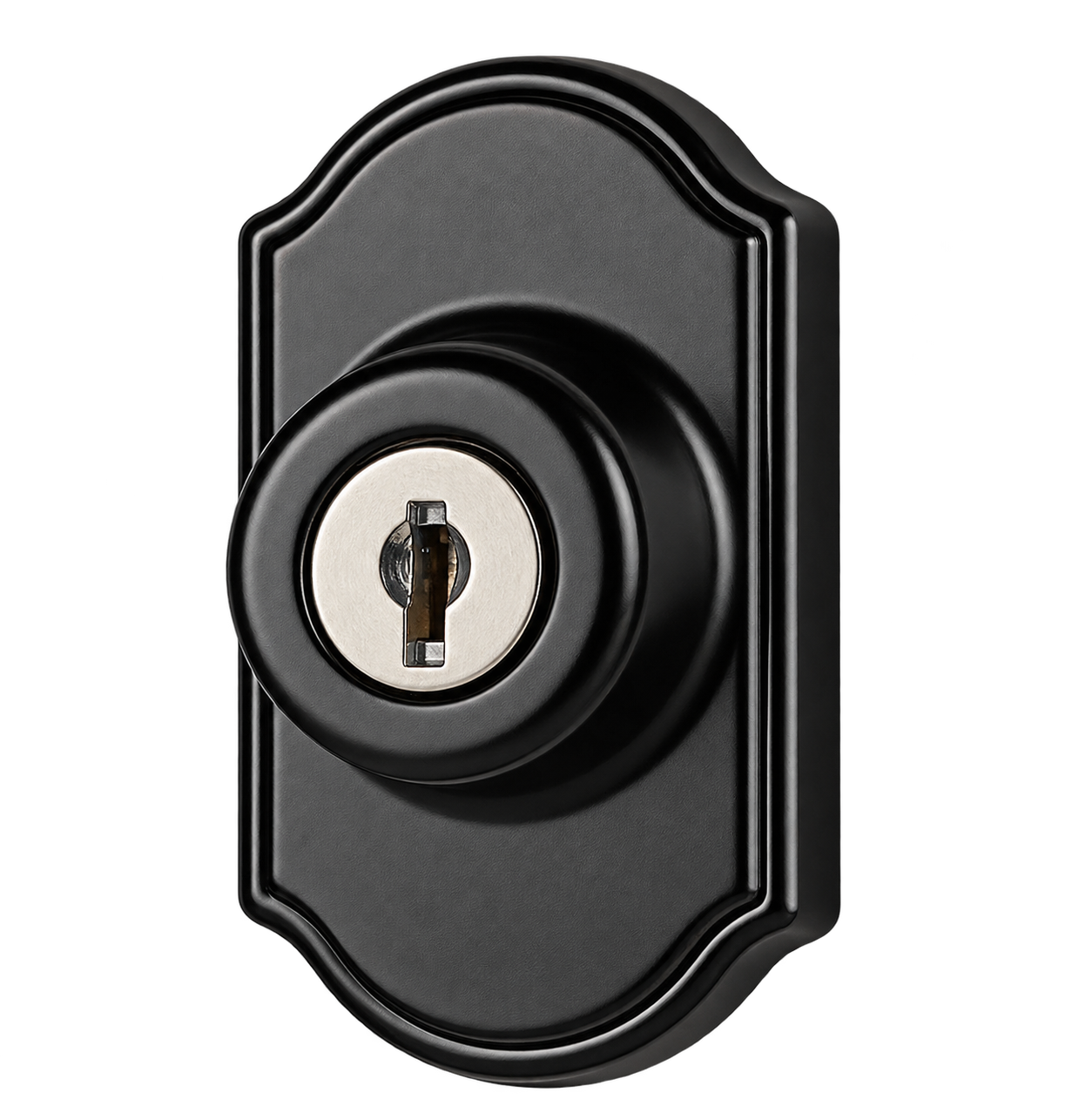 Keyed deadbolt, black — TBSTDR11