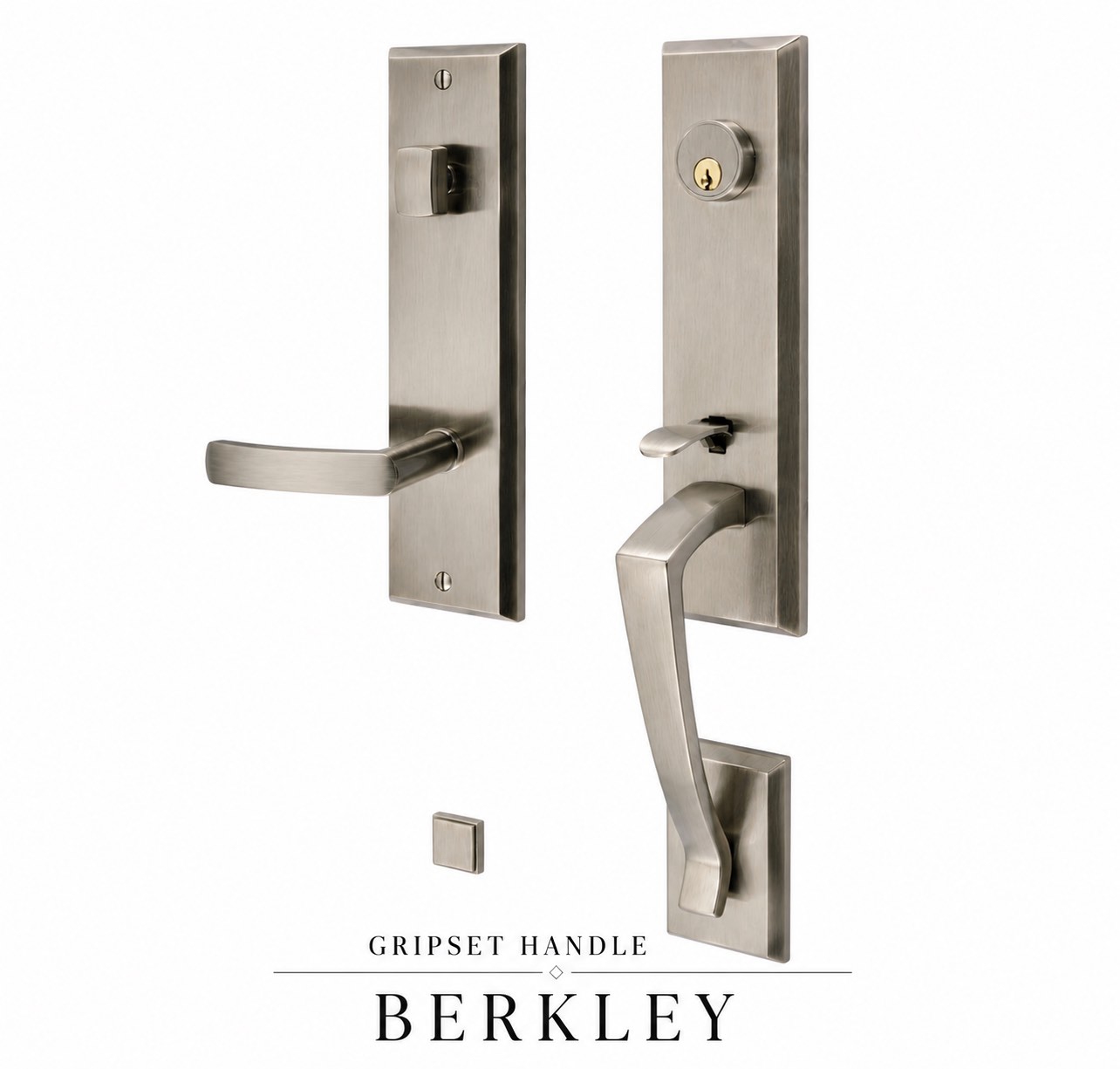 Ferco Berkley gripset handle in satin nickel