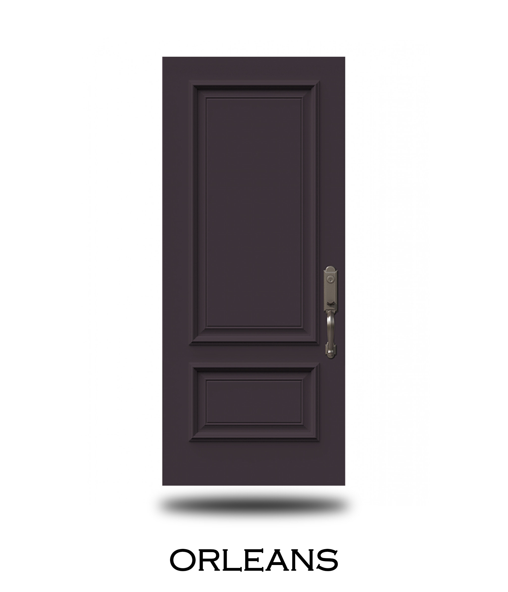 Novatech steel door slab sample 17 — available through Trust Build Ontario
